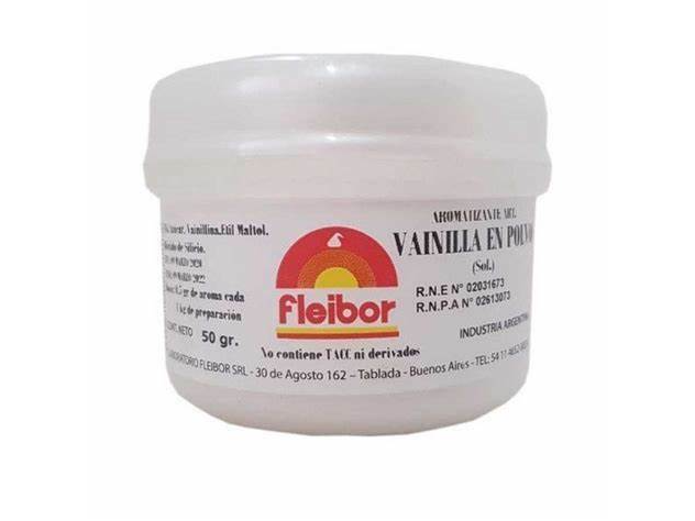 Fleibor Aromatizante Vainilla en Polvo x50gr