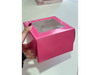 Caja multiuso con visor fucsia