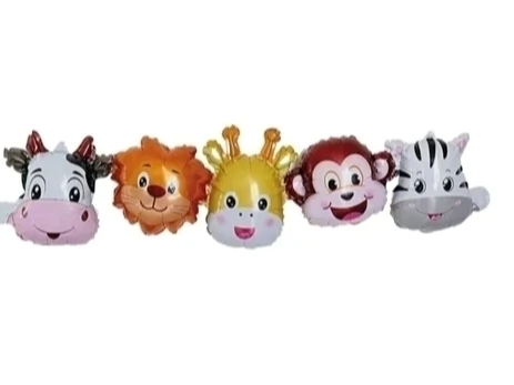 Globo metalizado guirnalda animalitos
