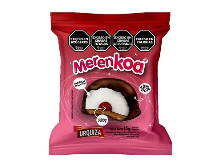 Merenkoa rellena (merengue y dulce)