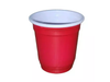 Vaso shot americano rojo