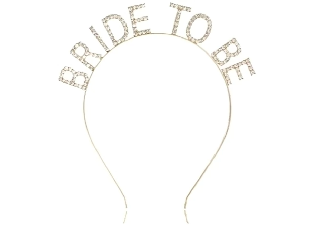 Vincha strass deluxe bride to be (futura novia) x1