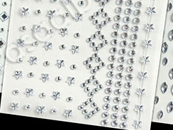 Blister strass autoadhesivo para cara