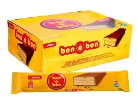 Oblea bonobon con leche