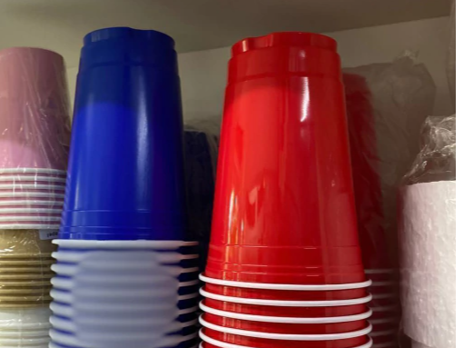 Vaso americano liso azul bella cup 590cc