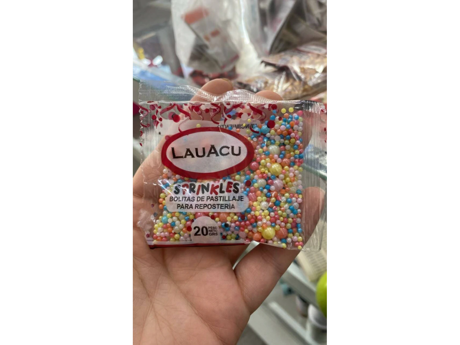 Sprinkles decorativos lauacu unicornio (x20grs) x1
