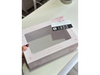Caja multiuso peonias rectangular con visor rosa pastel