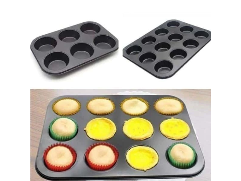 Placa antiadherente para 9 cupcake x1