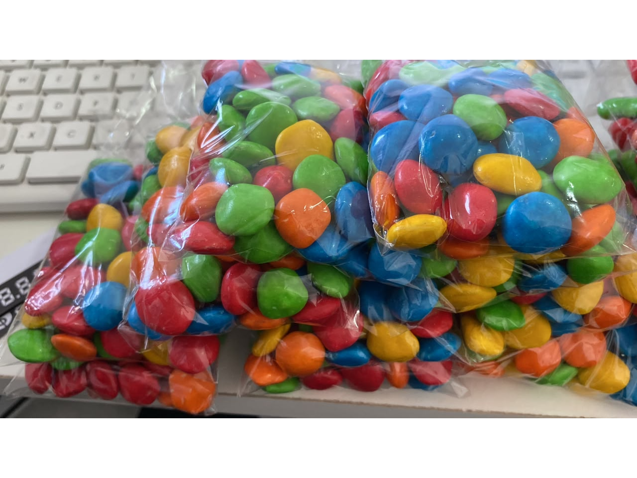 Confite lenteja frutal grande palmesanox100GR