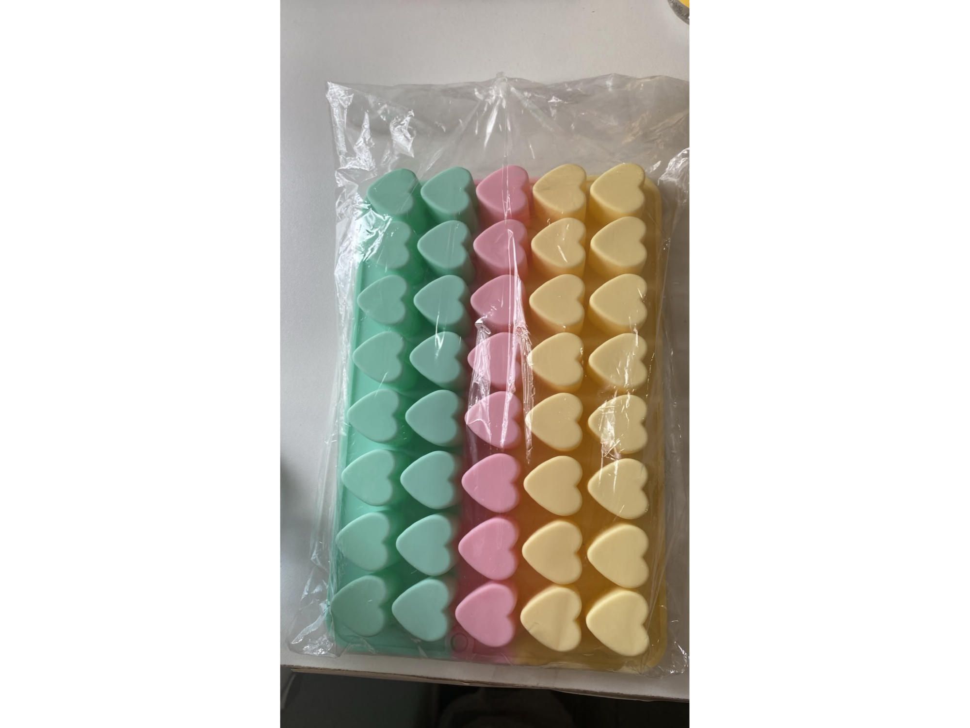 Molde silicona 40 corazones