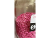 Pastillas corazon perlado rosa bluperX100GR