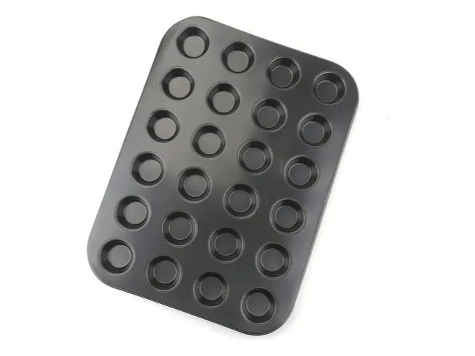 Placa antiadherente para 24 mini cupcake x1