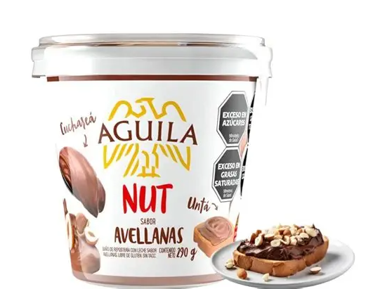 Relleno aguila nut sabor avellana sin taccx290grs.