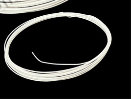 Alambre forrado blanco n°24 x 5mts
