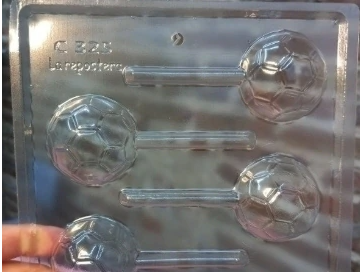 Placa para chupetin pelotas de futbol