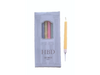 Vela metalizada pastel x6u
