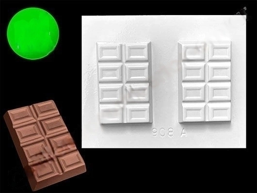 Placa para bombón/souvenir tableta de chocolate mediana