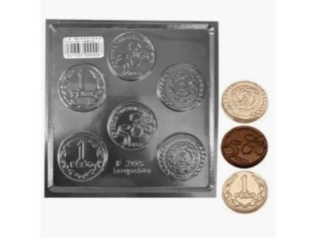 Placa para bombon/souvenir economica monedas de chocolate