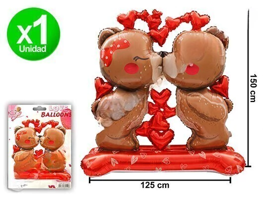 GLOBO PAREJA DE OSOS LOVE x1