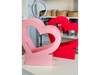 Caja multiuso canasta corazon rosa