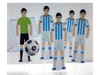 Pinche adorno jugadores con escudo x6u. etiquetados