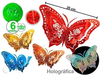 Mariposa holografica varios colores