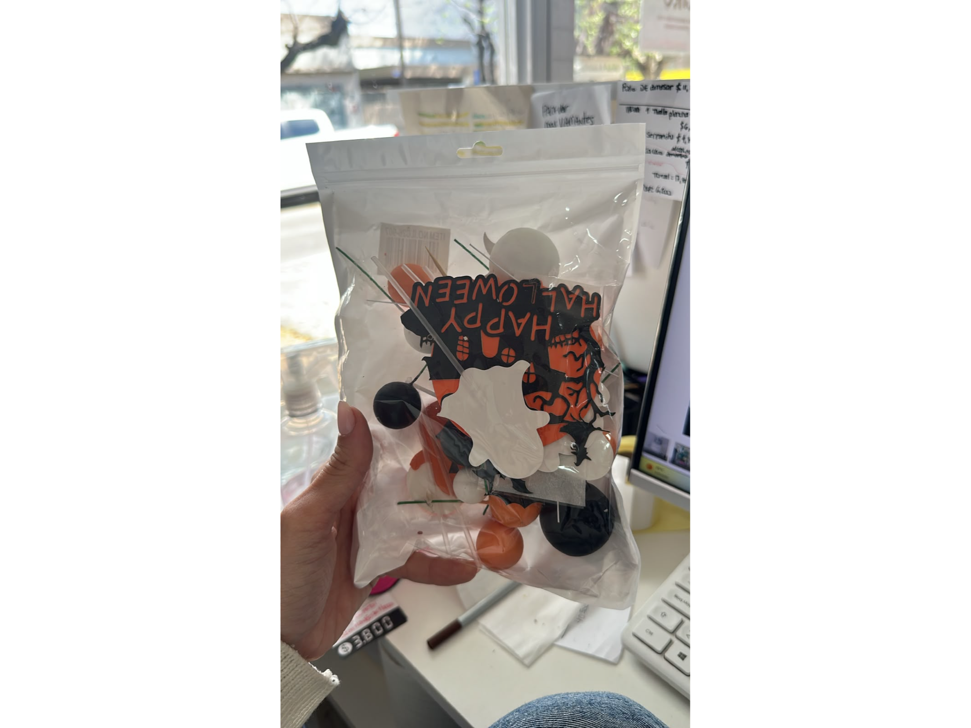 adorno para torta halloween