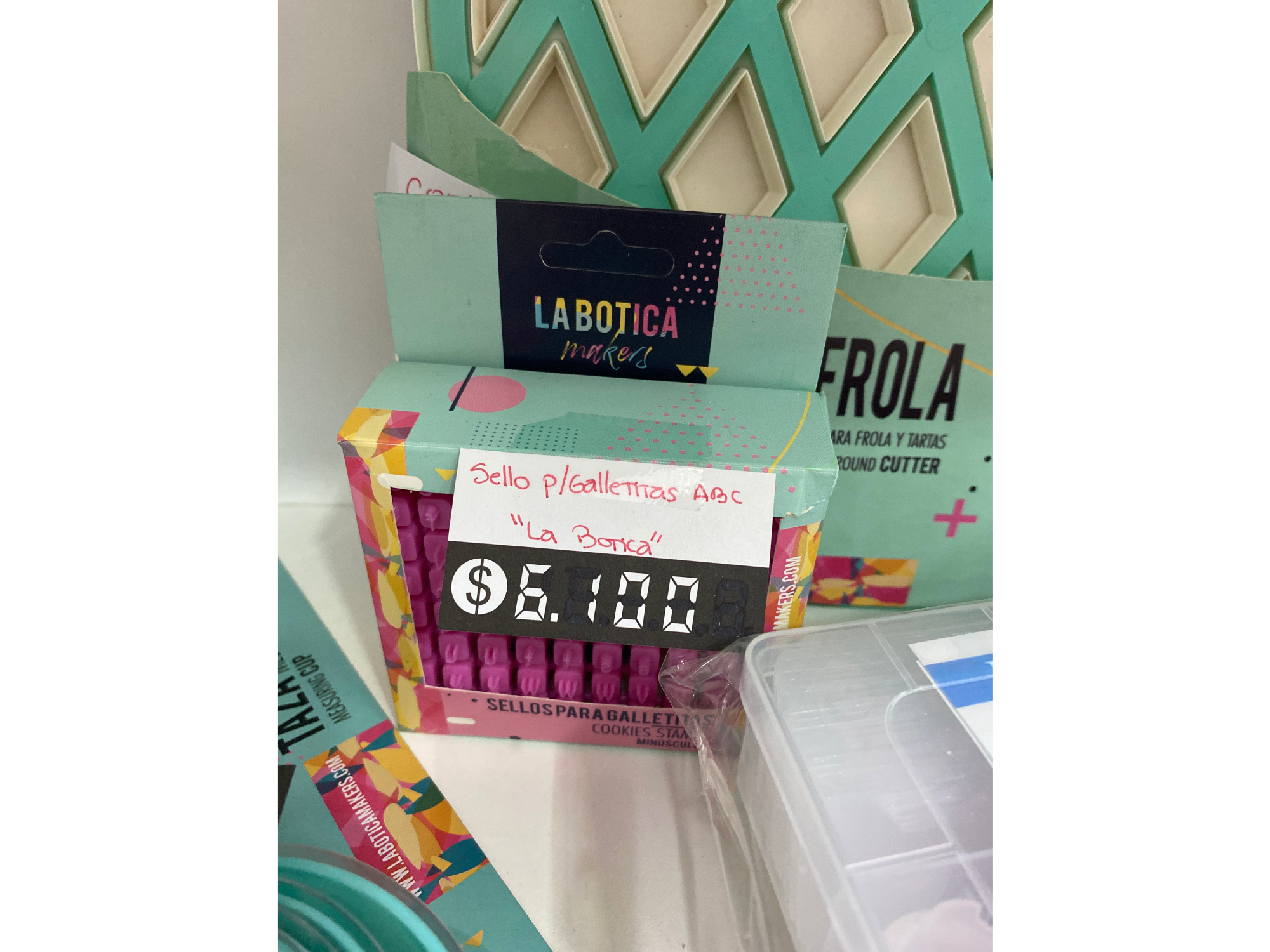 Sello para galletitas la botica