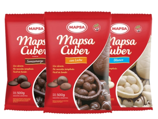 Chocolate mapsacuber boton x500grs