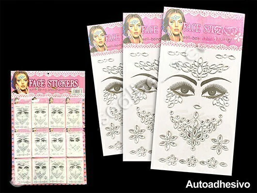 Strass para la cara