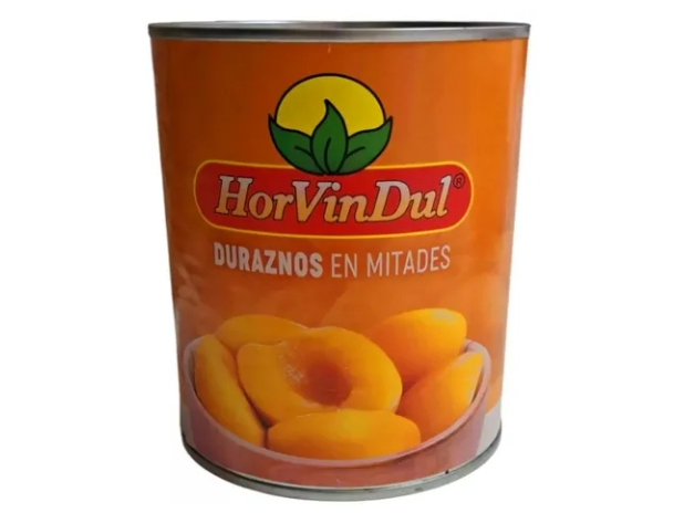 Durazno premium en mitades lata x 820 grs