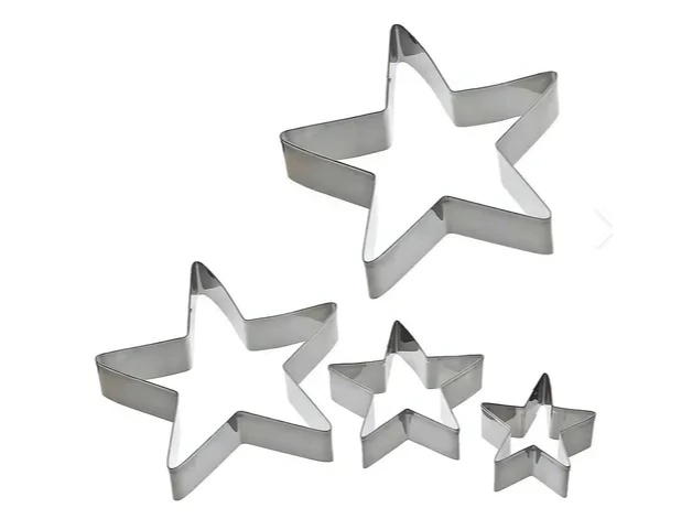 Cortante flogus colors estrella chica x4