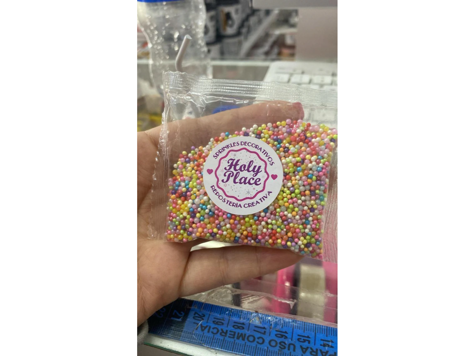 Perlas decorativas holy place multicolor mini x35gr