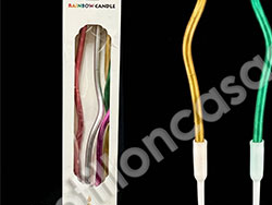 Blister vela pinche con ondas metalizada surtida x6u