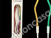Blister vela pinche con ondas metalizada surtida x6u