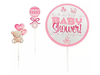 Pinche adorno set baby shower