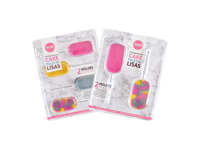 Set Cake Paletas Lisas Parpen