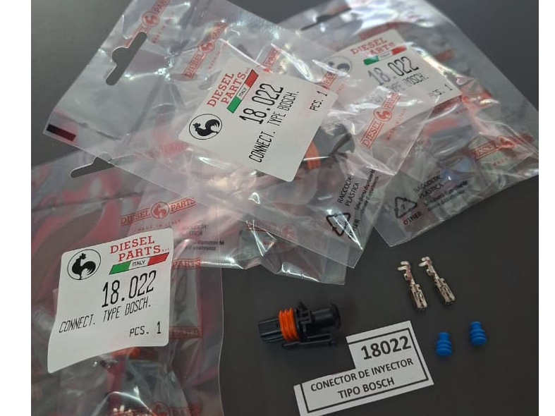 18022 - DIESEL PARTS - CONECTOR INYECTOR TIPO BOSCH - COMMON RAIL