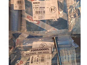 F 00R J00 005 - JUEGO VALVULAS BOSCH COMMON RAIL - FIAT / PEUGEOT / CITROEN de POTENCIA DIESEL