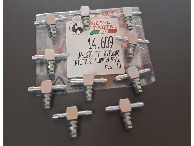 14609 - DIESEL PARTS - CONECTOR "T" - TIPO BOSCH - C.RAIL
