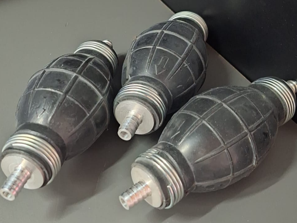 1721 G - CEBADOR RECTO DE GOMA (GRANDE) TIPO PERITA