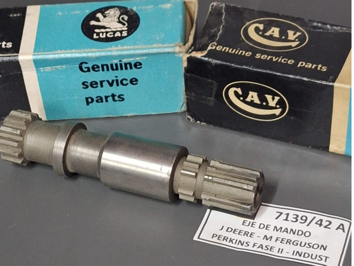 7139-42 A - EJE MANDO - LUCAS - CAV - JOHN DEERE - PERKINS - MASSEY FERGUSON