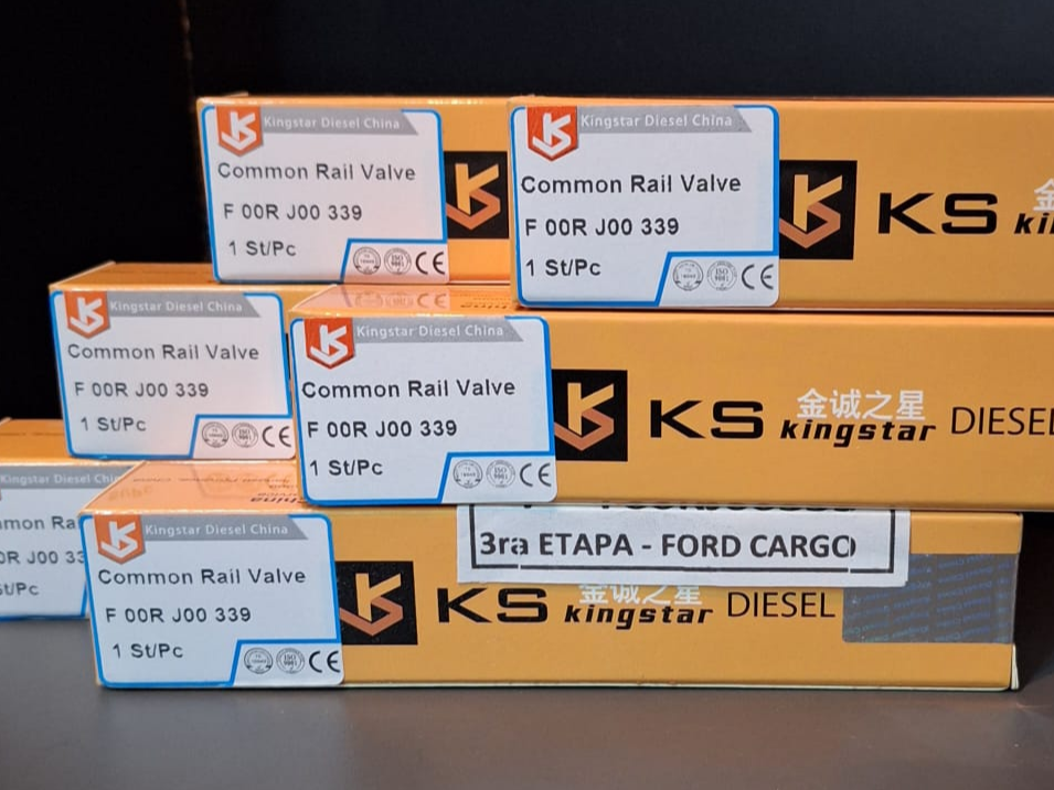 F 00R J00 339 - JUEGO VALVULAS KINGSTAR INYECTOR COMMON RAIL - FIAT IVECO - FORD CARGO - CUMMINS - VW - DAF