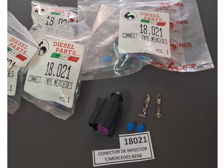 18021 - DIESEL PARTS - CONECTOR INYECTOR M BENZ - SIEMENS - COMMON RAIL