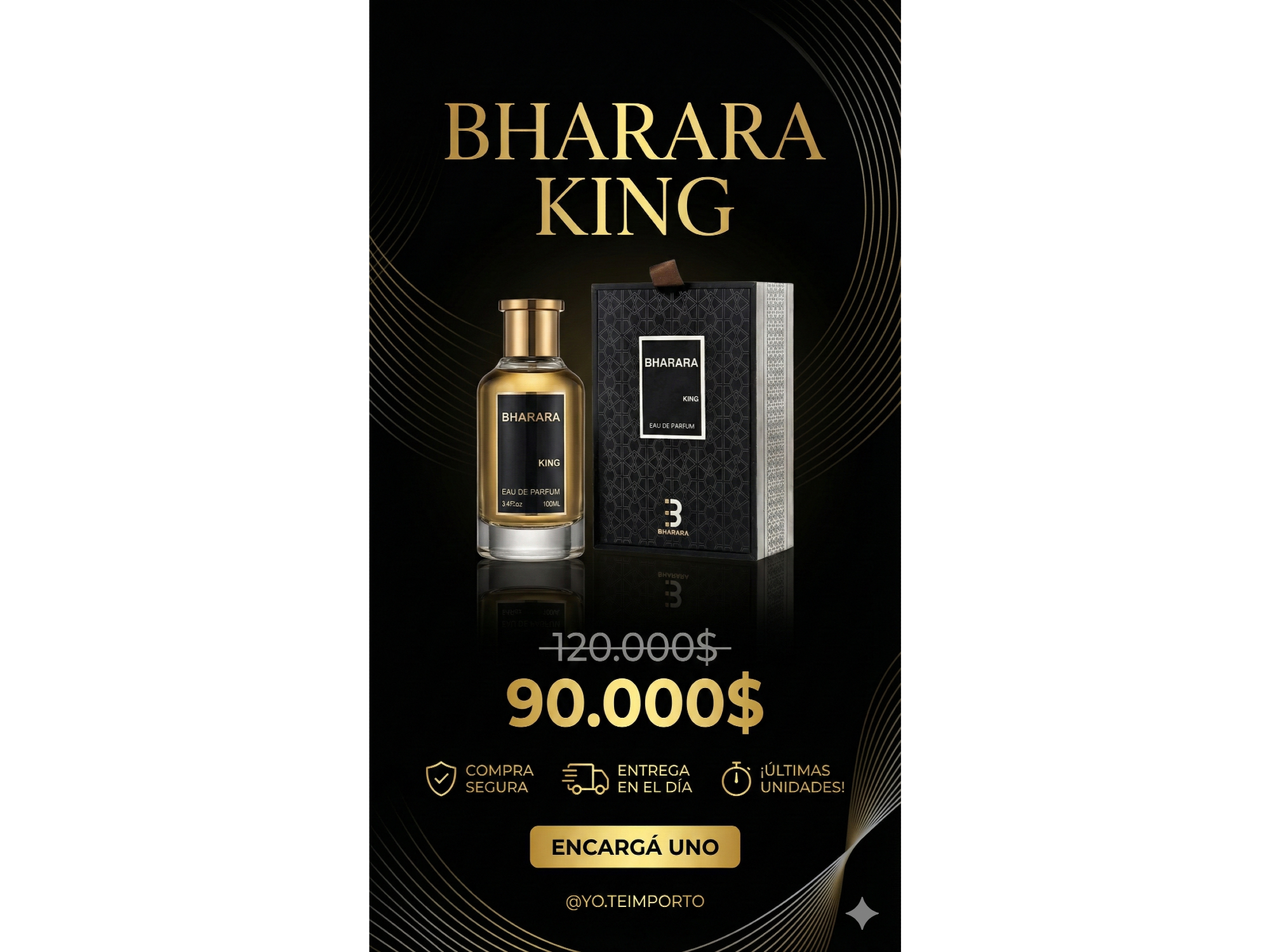 Bharara King Eau de Parfum 100ml para hombre