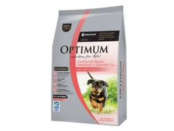 Optimum perro cachorro razas medianas y grandes