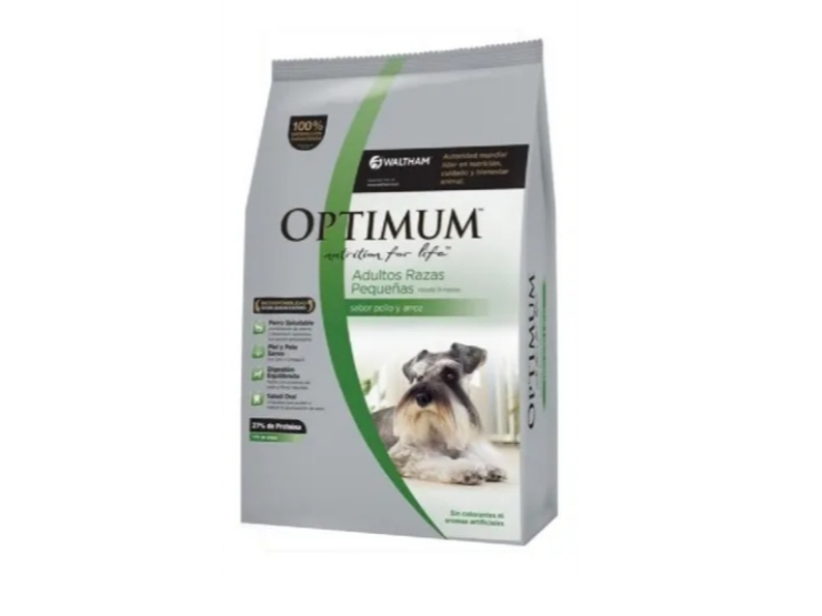 Optimum perro adulto razas pequeñas