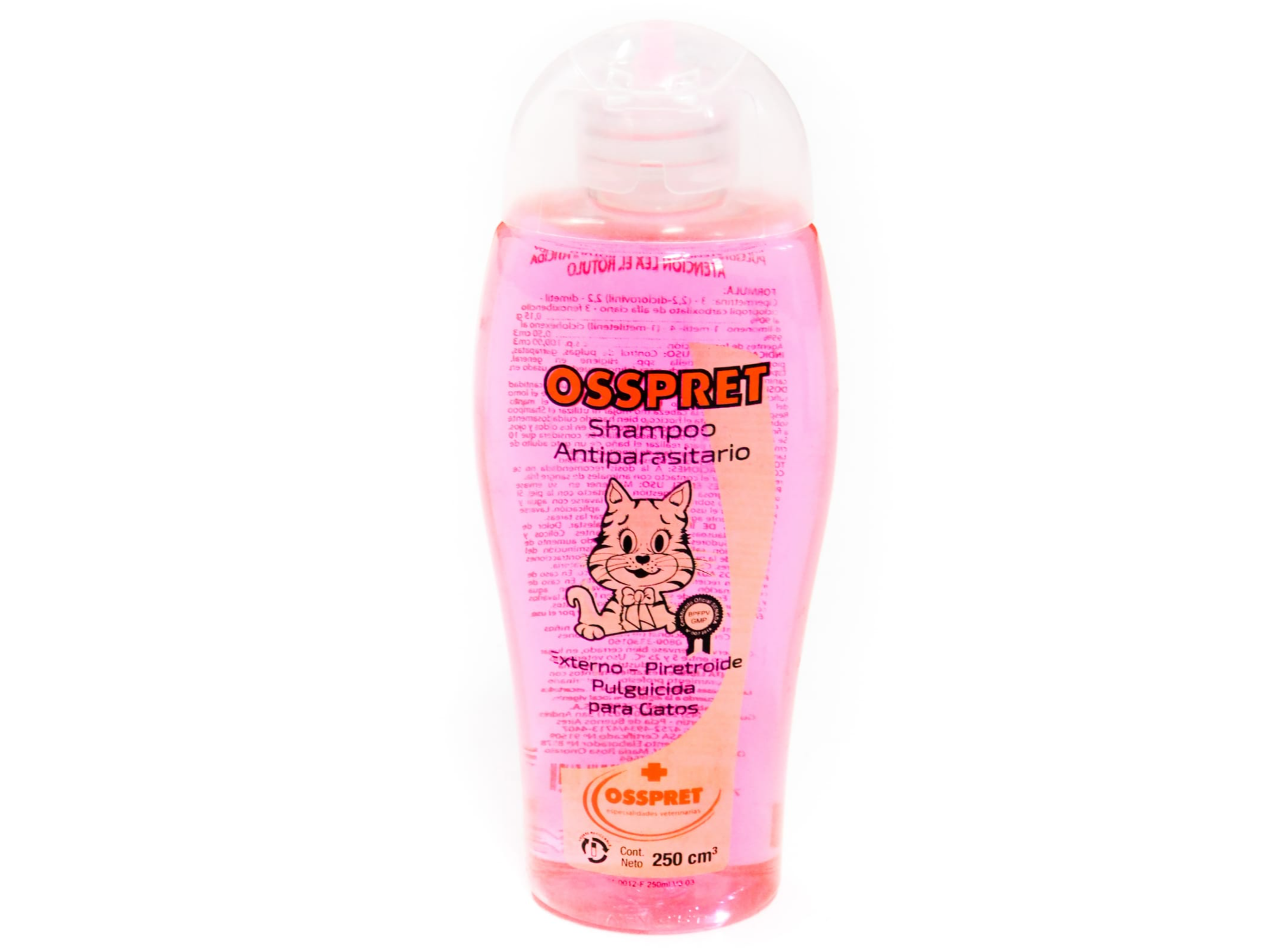 Shampoo para gatos x 250 ml (art 600)