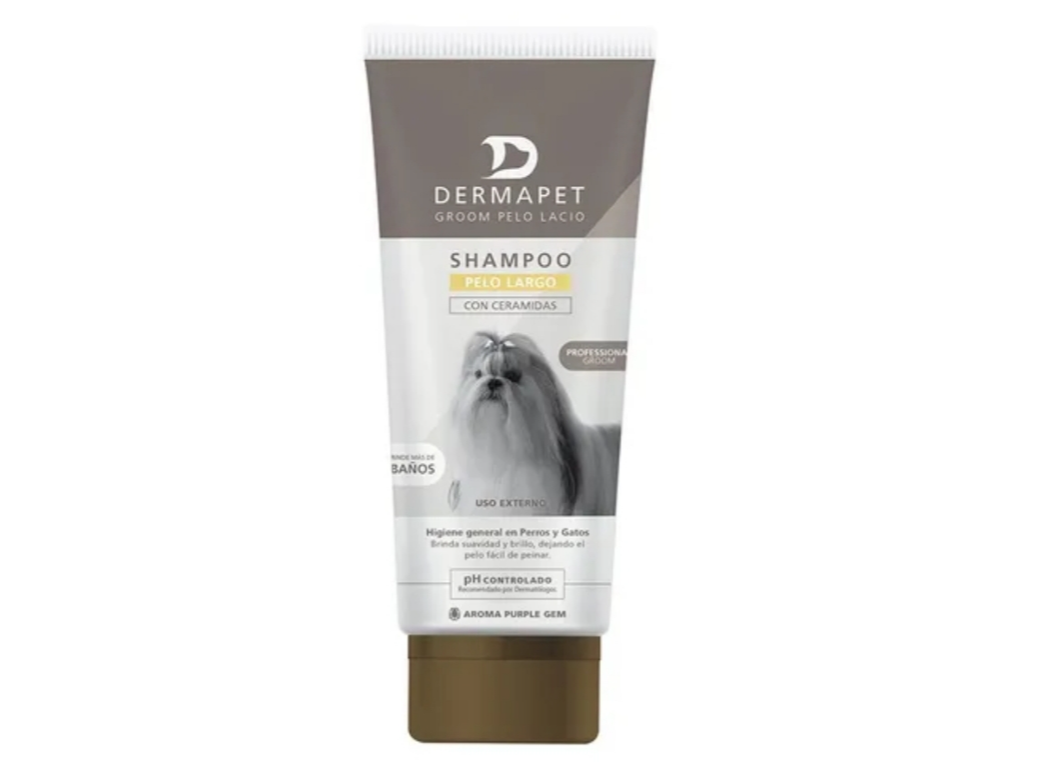 Shampoo Dermapet groom pelo largo x 250 ml (art 886)