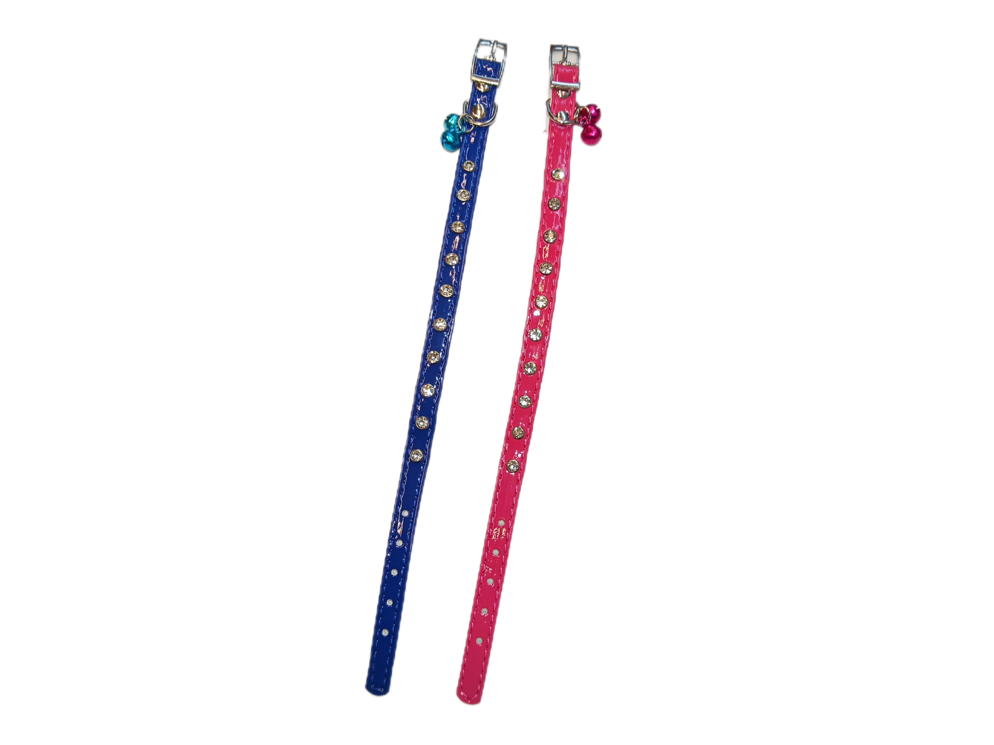 Collar de cuerina con strass (art 1041)